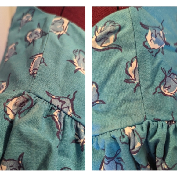 Vintage Laura Ashley Summer Cotton Dress, 12, EUC - Picture 8 of 9